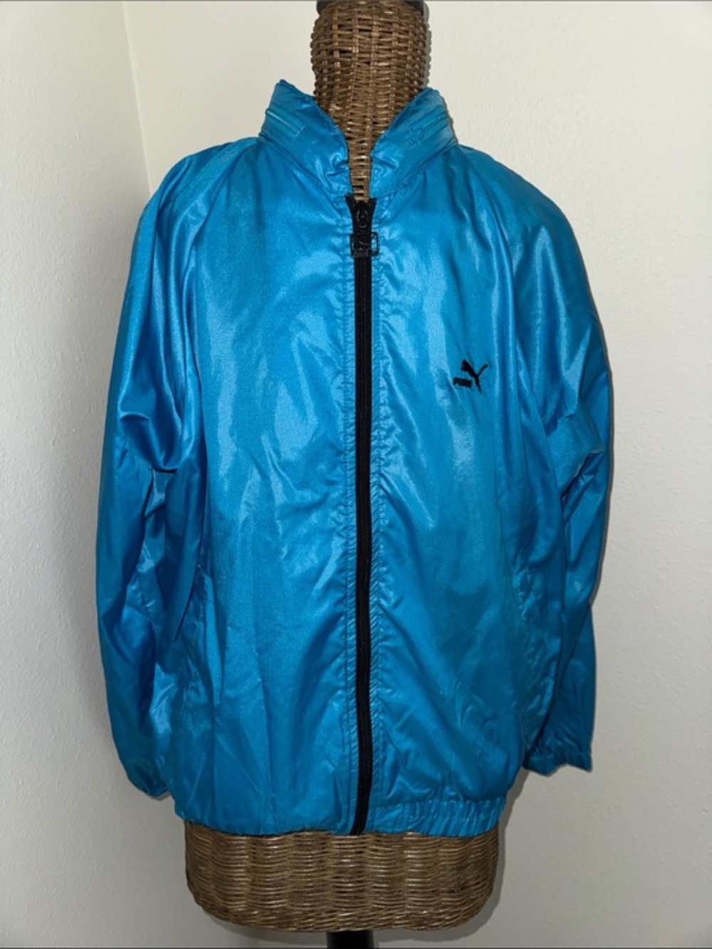 Vintage 80s Puma Nylon Windbreaker Unisex M